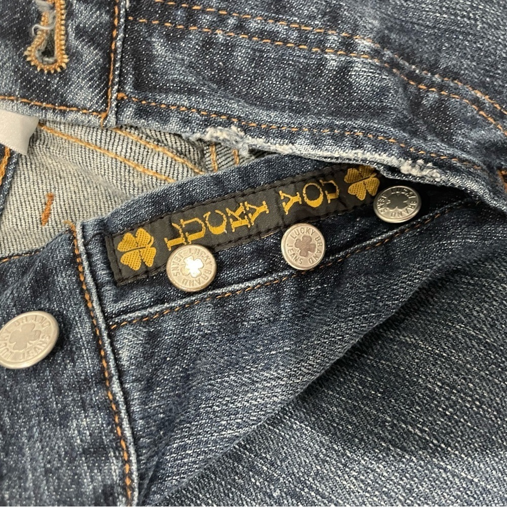 Lucky Brand Dungarees Button Fly Classic Blue Women's Jeans 10 - Picture 3 of 5